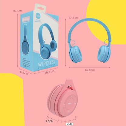 M6 Wireless Bluetooth Headset Folding Gaming Stereo Headset With Mic