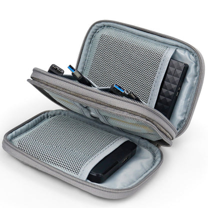 Baona BN-C003 Mobile Hard Disk Protection Cover Portable Storage Hard Disk Bag, Double-layer (Gray), Double-layer (Black), Single-layer (Gray), Single-layer (Black)