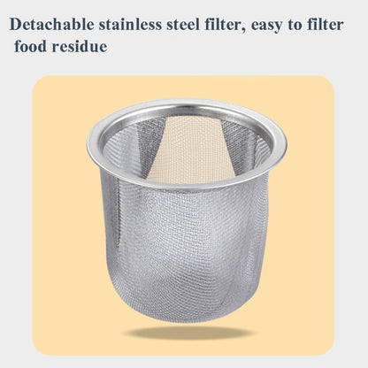 Hand Flush Pot Mocha Coffee Pot Stainless Steel Coffee Pot European Style Stainless Steel Teapot With Strainer, 1L, 0.85L
