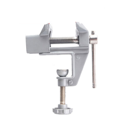 5893 Portable Mini Aluminum Alloy Table Pliers Bench Vise Manual DIY Tool, Table Pliers Bench