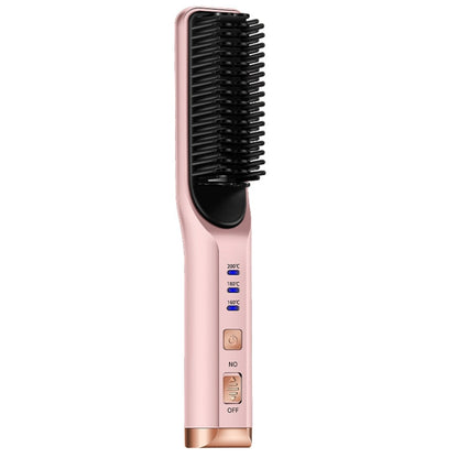 2 In 1 Curling And Straightening Dual-Use Mini Multi-Function Hair Straightener, Colour :, White, Red, Pink, Black, Blue, Purple