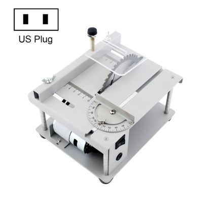 150W Miniature Precision Table Saw Mini Chainsaw Portable Woodworking Sliding Table Saw Multifunctional Cutting Machine,, US Plug, EU Plug, UK Plug, AU Plug