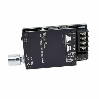 ZK-502C HIFI Wireless Bluetooth 5.0 TPA3116 Digital Power Audio Amplifier Board  50W X 2 Stereo AMP Amplificador, ZK-502C With Shell, ZK-502C Without Shell