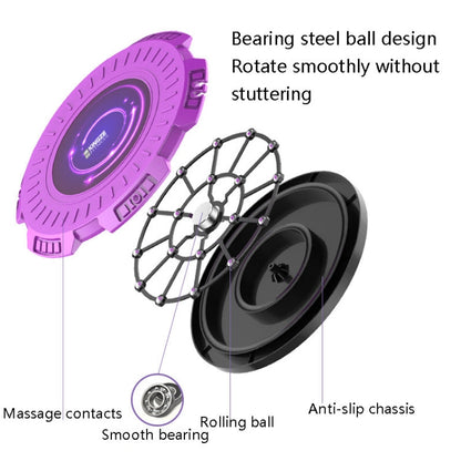 KINGZE Home Waist Twist Board Fitness Equipment Sports Abdomen Revolving Twisting Machine, Purple, Fresh Green, Purple + Pull Rope, Fresh Green + Pull Rope