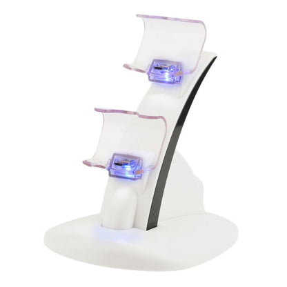 IPLAY LED Micro Dual Controller Holder Charger 2 LED Micro USB Handle Fast Charging Dock Station Stand Charger for PS4 Controller, For Xbox One Controller