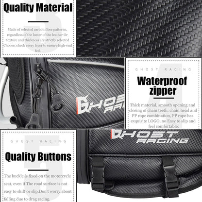 GHOST RACING GR-CWB04 Motorcycle Riding Bag Locomotive Back Bag, Locomotive Back Bag