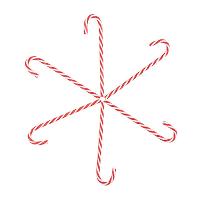 6 PCS / Pack Christmas Decorations Christmas Candy Cane Christmas Tree Ornaments, Candy Cane