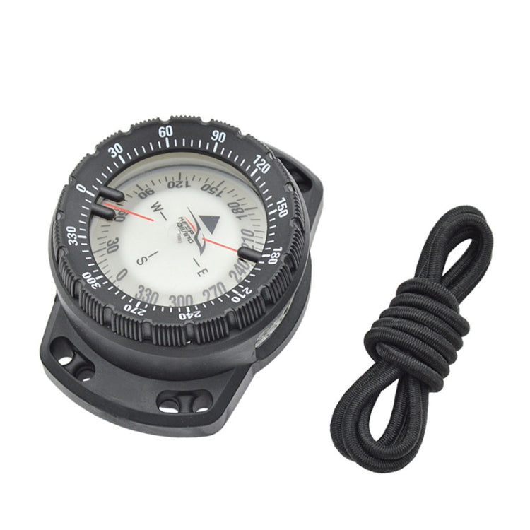 KEEP DIVING CP-992 Strong Magnetic Elastic Rope Luminous Diving Compass, Diving Compass(Grey), Diving Compass(Blue), Diving Compass(Black)