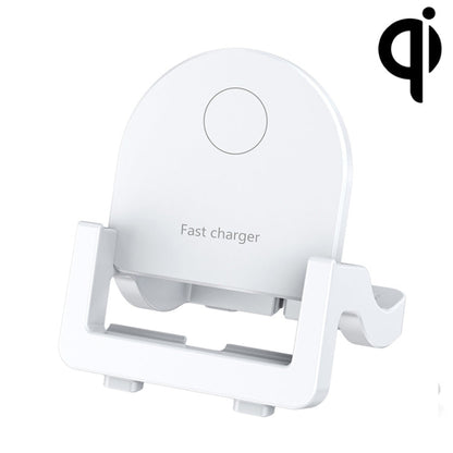 KH-18 15W Vertical Wireless Fast Charger with Phone Holder, Black, White