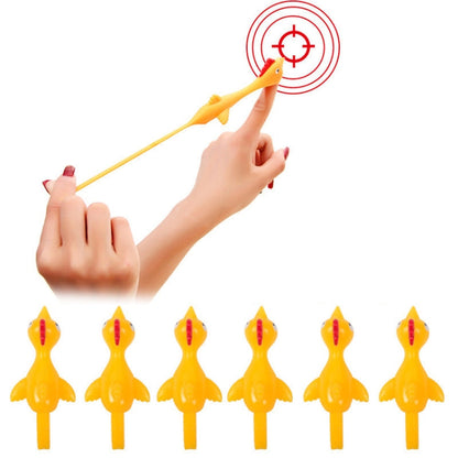 10 PCS Stretching Finger Ejection Turkey Sticky Tricky Toy, 10 PCS Turkey