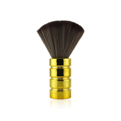 Electroplating Broken Hair Brush Haircut Neck Cleaning Brush, Four-section Gold, Four-section Silver, Four-section Gradient Purple, Round Handle Silver, Round Handle Gold, Round Handle Gradient Yellow, Round Handle Gradient Yellow Purple               ...