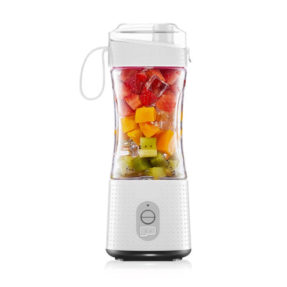 6-Blade Electric Fruit Juicer Juice Cup, Black, White, Yellow, Purple, Green, Blue, Deep Blue, Rose Red