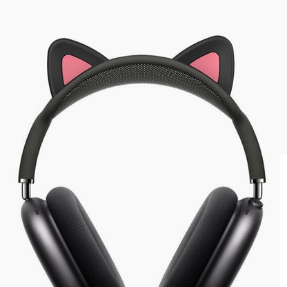 Cat-Ear Silicone Beam Cover For AirPods Max 2 / Max, Black, White