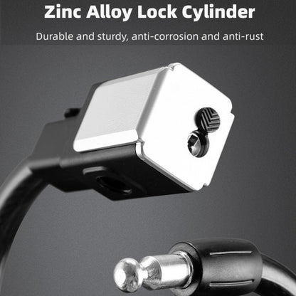 BG-0518 Mountain Bike Portable Anti-Theft Bold Cable Lock, Length:, 1.2m With Lock Frame, 1.5m With Lock Frame, 1.8m With Lock Frame