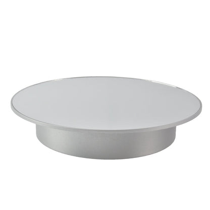 25cm USB Power Rotating Display Stand Video Shooting Props Turntable, Black Mirror, White Mirror, Golden Mirror, Silver Mirror, White+White Velvet, White+Black Velvet, White Bottom Frosted, Black Bottom Frosted, Black+Black Velvet
