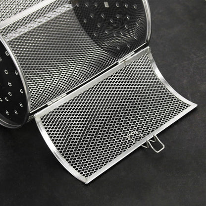 Stainless Steel Roasting Cage Oven Peanut Chestnut Cage, A Type 12 x18cm, B Type 14 x18cm, C Type 12 x 23cm, D Type 14 x 23cm