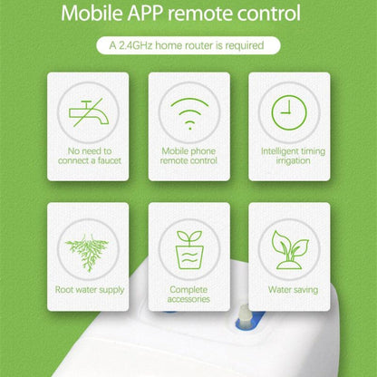 WD-01ADE WIFI Gardening Drip Irrigation Controller, Double Pump 15 Pots, Double Pump 20 Pots