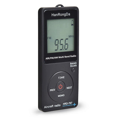 Mini Aviation Band Radio Can Set Automatic Shutdown FM, AM, AIR Radio, HRD-767