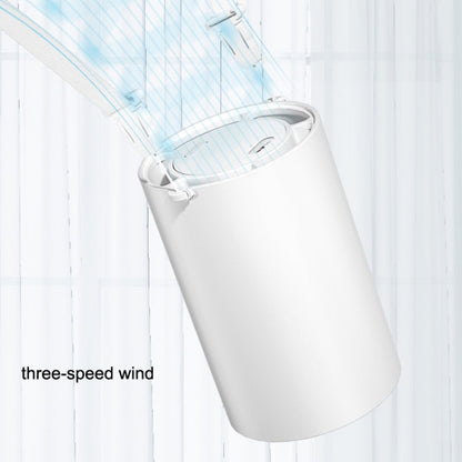 N1 Mini Portable USB Leafless Hanging Neck Fan, Mini Fan White