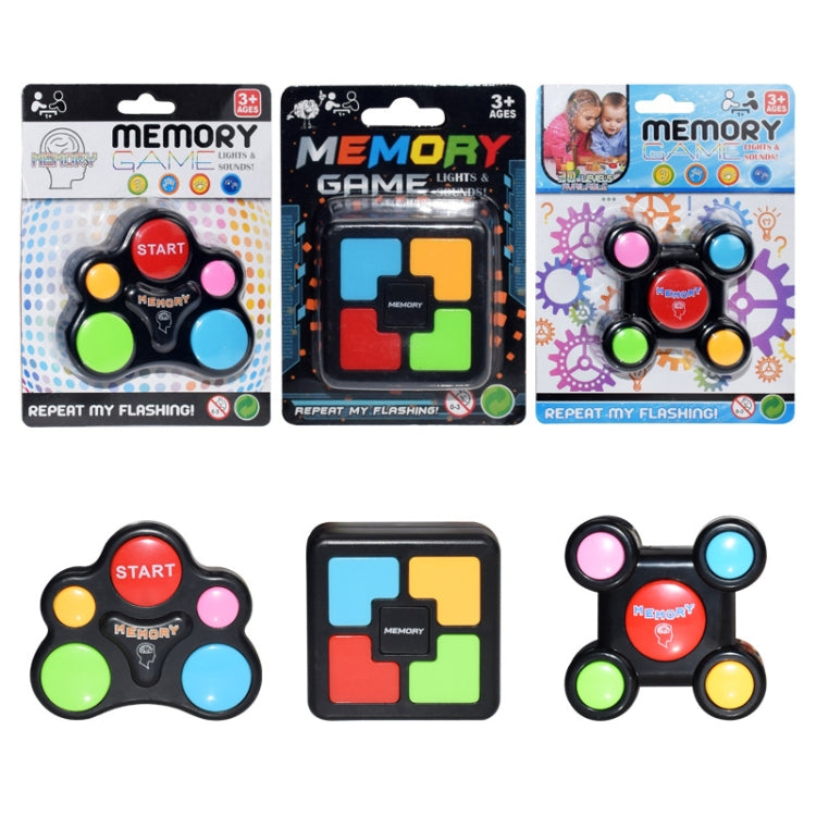Children Educational Memory Training Game Machine, Style:, Square, Hands, Shaped, Handle, Steering Wheel