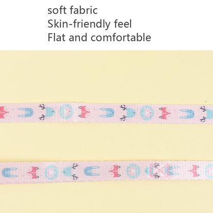 Rabbit Head Type Cat Traction Rope Anti-breakaway Adjustable Cat Leash, Small Suitable for Within 3kg, Large Suitable for 3-6kg
