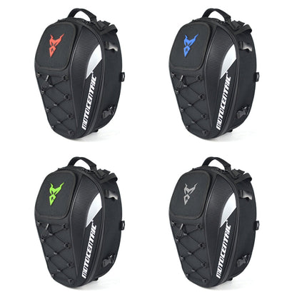 MOTOCENTRIC 11-MC-0102 Motorcycle Rear Seat Helmet Bag, Red, Blue, Green, Gray