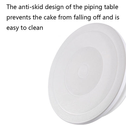 Home Piping Table Cake Turntable, White, Wheat, Blue, Pink
