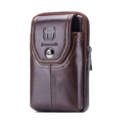 BULL CAPTAIN  Leather Multifunctional Waist Bag For Men, Brown-05, Brown-07, Brown-08, Brown-10, Brown-04, Brown-06, Brown-09, Black-05, Black-07, Black-08, Black-10, Black-04, Black-09
