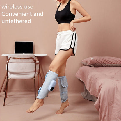 Home Constant Temperature Wireless Leg Massage, Style:, Blue Single Hot Compress+Air Pressure+Vibration, Blue Double Hot Compress+Air Pressure, Blue Double Hot Compress+Air Pressure+Vibration
