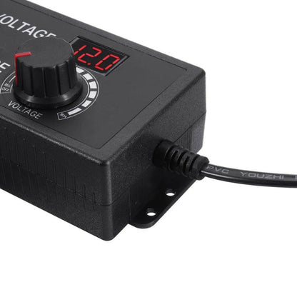 HuaZhenYuan 3-12V5A High Power Speed Regulation And Voltage Regulation Power Adapter With Monitor, US Plug, EU Plug, UK Plug, AU Plug
