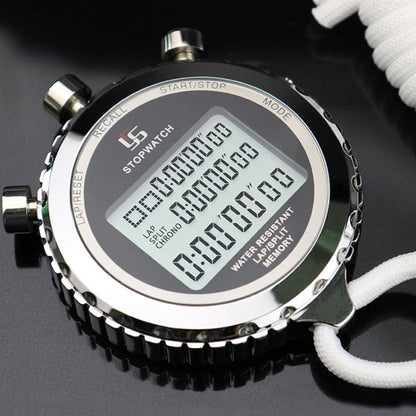 YS Metal Stopwatch 3 Rows Display Running Training Electronic Timers, Style:, YS-510 10 Memories 3 Rows Display, YS-530 30 Memories 3 Rows Display, YS-560 60 Memories 3 Rows Display, YS-5100 100 Memories 3 Rows Display, YS-5120 120 Memories 3 Rows Display
