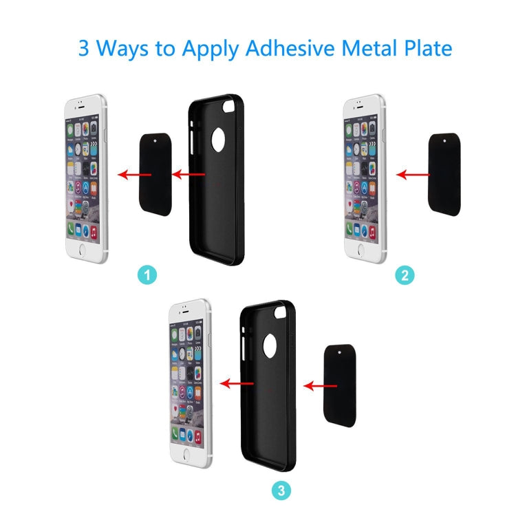 30 PCS Car Phone Holder Magnetic Sheet, Spec:, 40mm (with Tape), 45 x 65mm (with Tape)