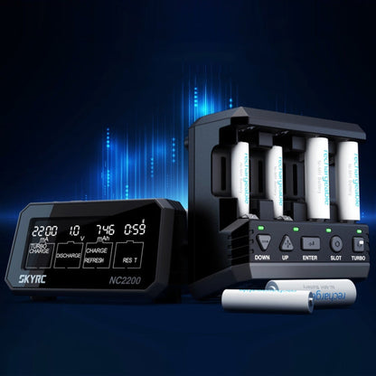SKYRC NC2200 Multifunction Battery Charger Analyzer, EU Plug, US Plug