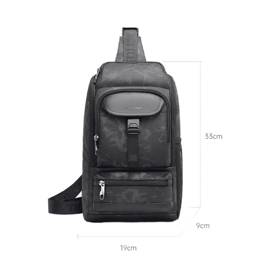 Tigernu T-S8182 Men Sports Chest Bag Waterproof Shoulder Bag, T-S8182 Black