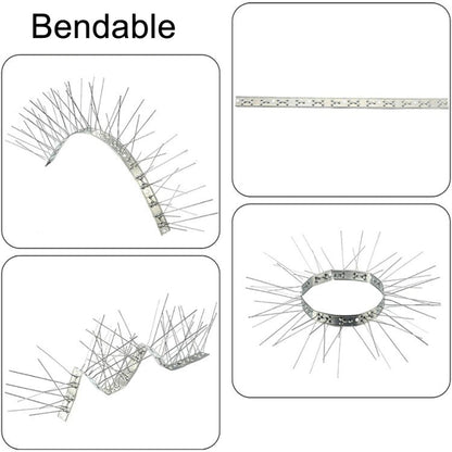 50cm Long Bird Repellent Anti-cat Thorn Stainless Steel Anti-bird Thorn, 10 PCS 50cm Long