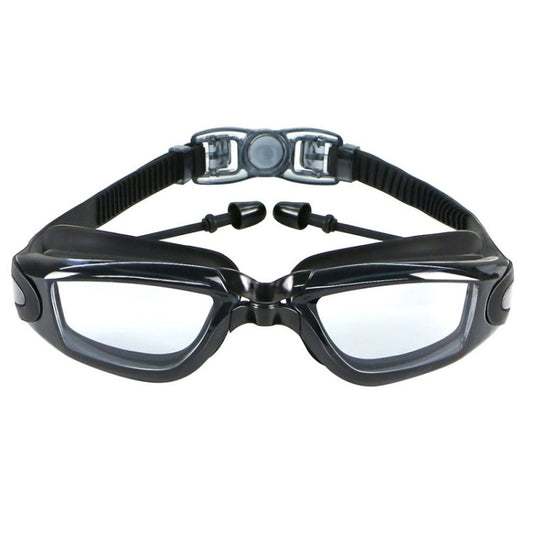 HAIZID HD Anti-fog Waterproof Myopia Swimming Goggles, Optical Black, Optical Blue, Optical Pink, Optical Gray, Plating Black, Plating Gray, Plating Blue, Plating Pink, Myopia 150 Degrees, Myopia 200 Degrees, Myopia 250 Degrees, Myopia 300 Degrees