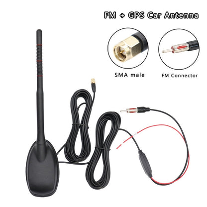GPS+FM/AM+DAB Car Radio Amplified Antenna, GPS+FM/AM+DAB