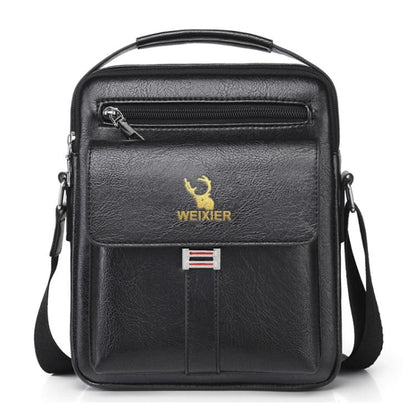 WEIXIER D245 Men Business Bag Large Capacity Shoulder Backpack, D245 Black, D245 Light Brown, D245 Dark Brown