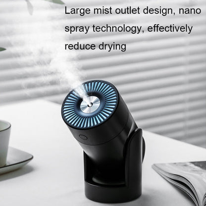 L09 USB Plug-in Rotating Colorful Night Light Humidifier, White, Pink, Black