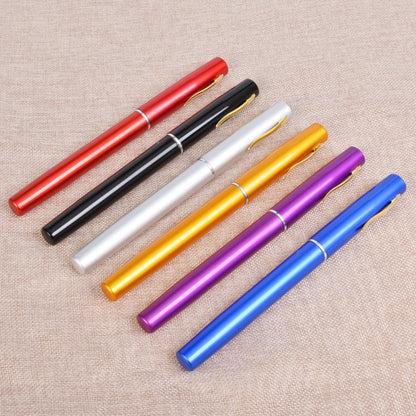 LEO Pen Type Fishing Rod & Spinning Wheel Fishing Reel Portable Pocket Fishing Gear, H8022G Gold, H8022PU Purple, H8022 Silver