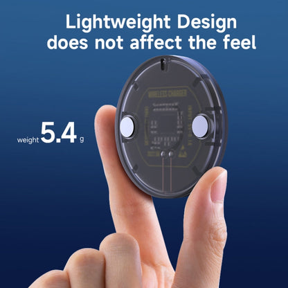 For Logitech G502 / G703 / G403 / G903 / GPW / GPW2 Mouse Wireless Charging Module, Transparent, Flash