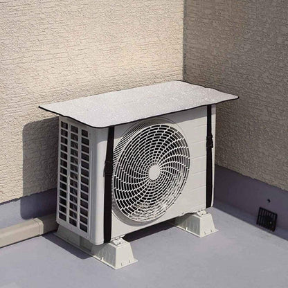 Universal Air Conditioner Cover  Aluminum Foil Composite Flame Retardant Rainproof  Cover, 80 x 40cm