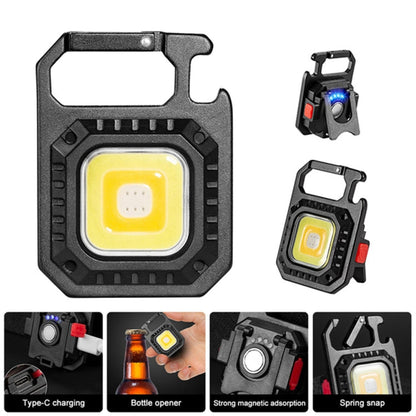 E-SMARTER W5130 Mini Keychain Strong Light Portable Flashlight, Specification:, Light, With Bracket