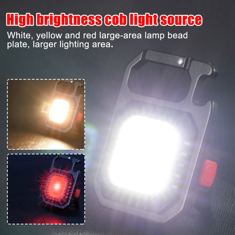 E-SMARTER W5130 Mini Keychain Strong Light Portable Flashlight, Specification:, Light, With Bracket