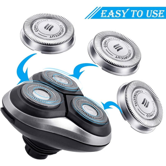 3pcs SH30 Razor Blade + Mesh Cover for Philips S1000 S2000 S3000 S4000, 3pcs SH30