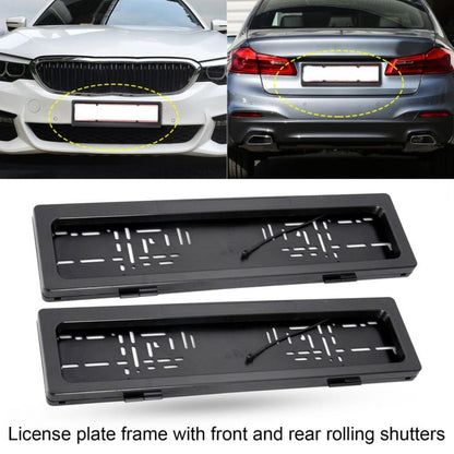 European Standard Electric License Plate Roller Shutter Protective Cover.