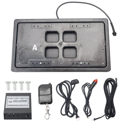 US Standard Car Flip Retractable License Plate Holder Hidden Shutter Cover License Plate Holder, US Standard Flip Retractable