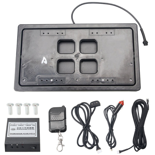 US Standard Car Flip Retractable License Plate Holder Hidden Shutter Cover License Plate Holder, US Standard Flip Retractable