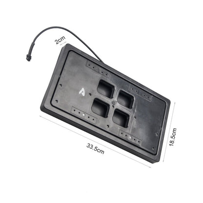 US Standard Car Flip Retractable License Plate Holder Hidden Shutter Cover License Plate Holder, US Standard Flip Retractable
