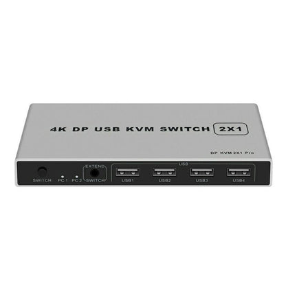 KYSW59 60HZ DP USB KVM Switch 2-in-1 Computer Sharing Device, KYSW59, 8K